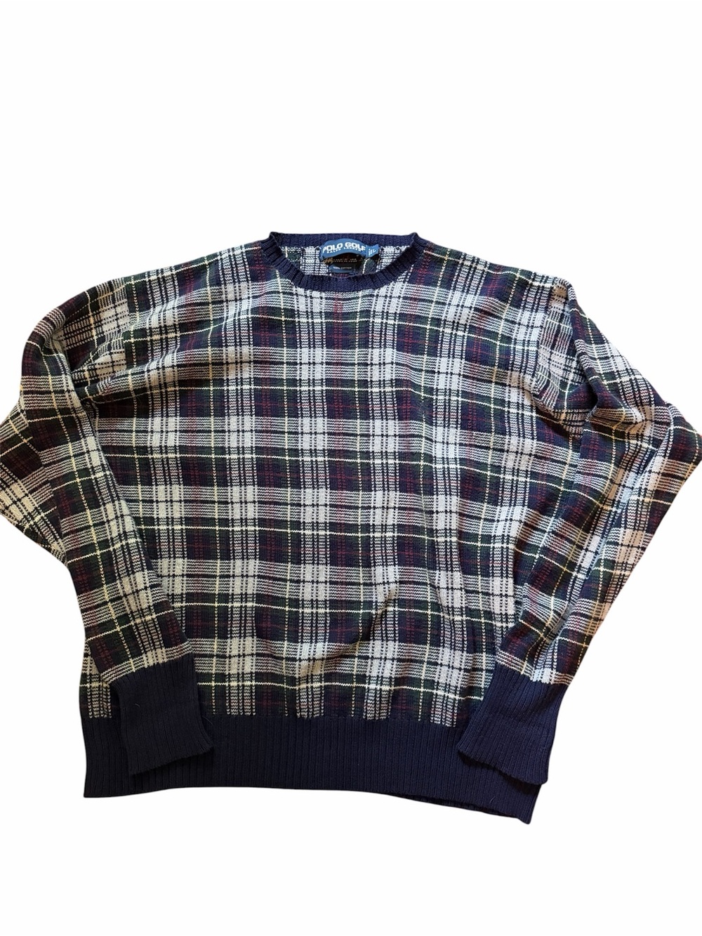 Ralph Lauren Polo Men's Tartan Crewneck Sweater - Large